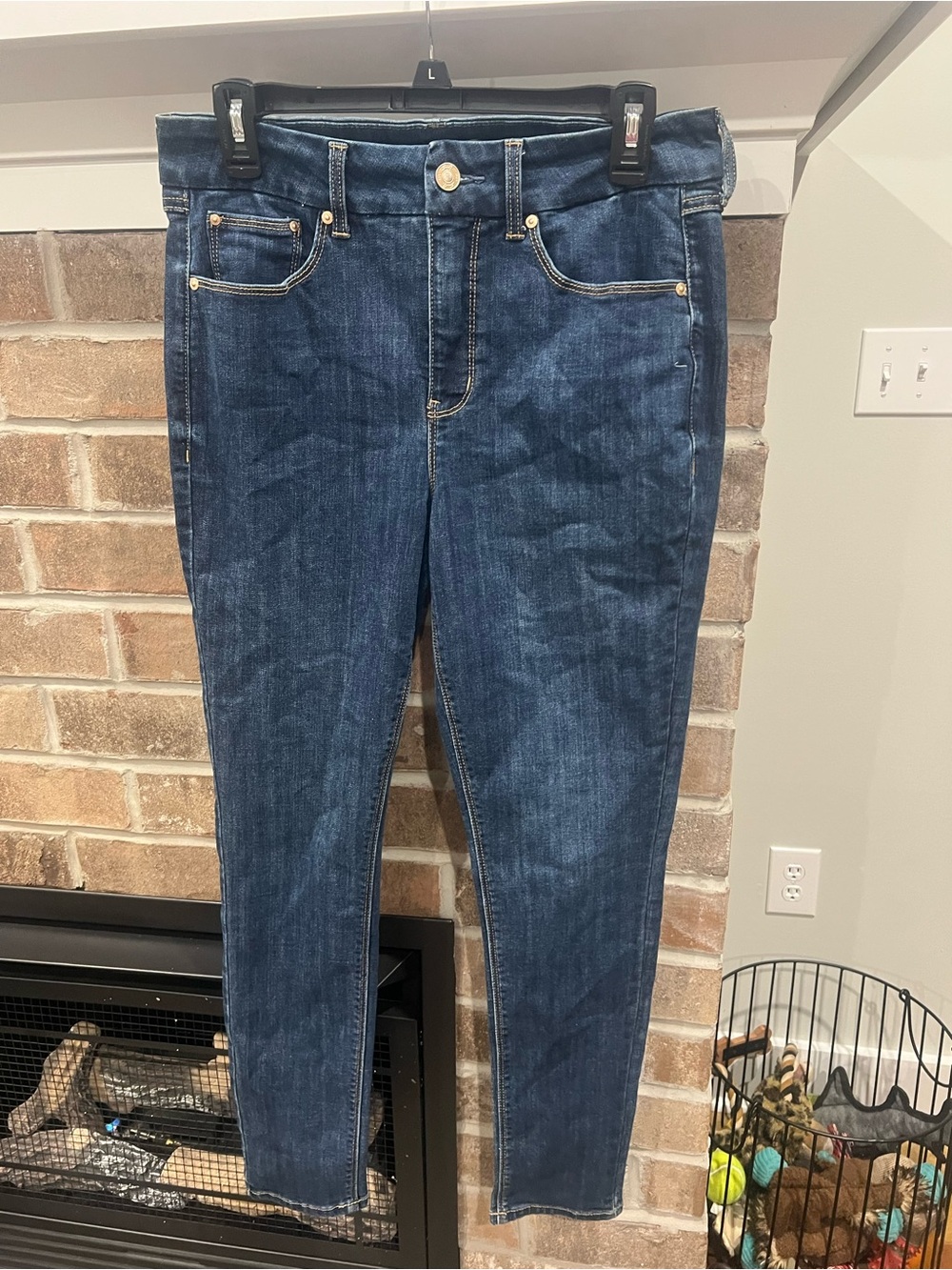 Seven7 Dark Blue Stretch Jeggings